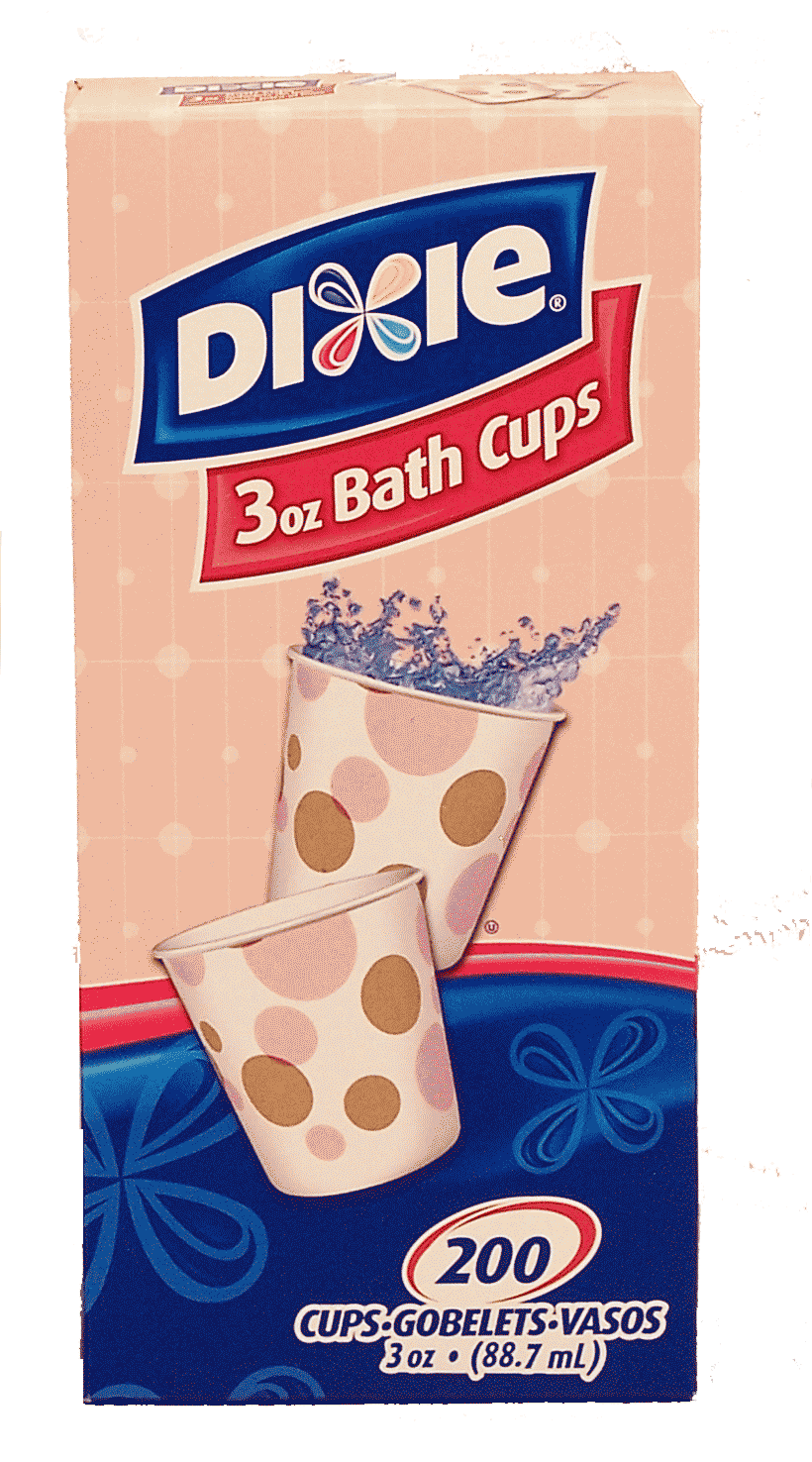 Dixie&nbsp;Bathroom Cups&nbsp;Palm Trees 3 Oz Full-Size Picture